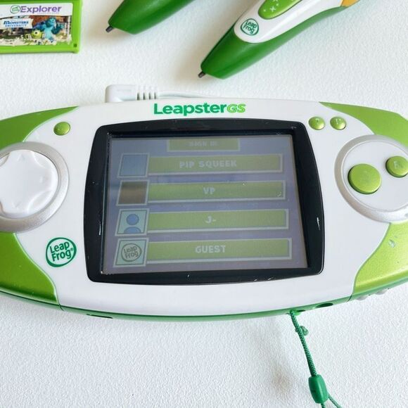 Leap Frog Kid's 3pc Learning DVD Collection and LeapsterGS Learning Game Bundle - Picture 2 of 10